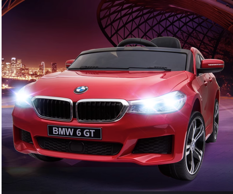 12 Volt BMW 6 Series GT Kids Electric Powered Ride On Car Remote Control Kids Toy Car