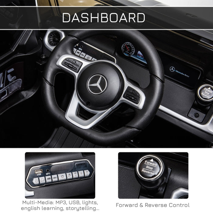 Kids Mercedes Benz G500 Licensed Ride On Car 12V Remote Control 1 Seat