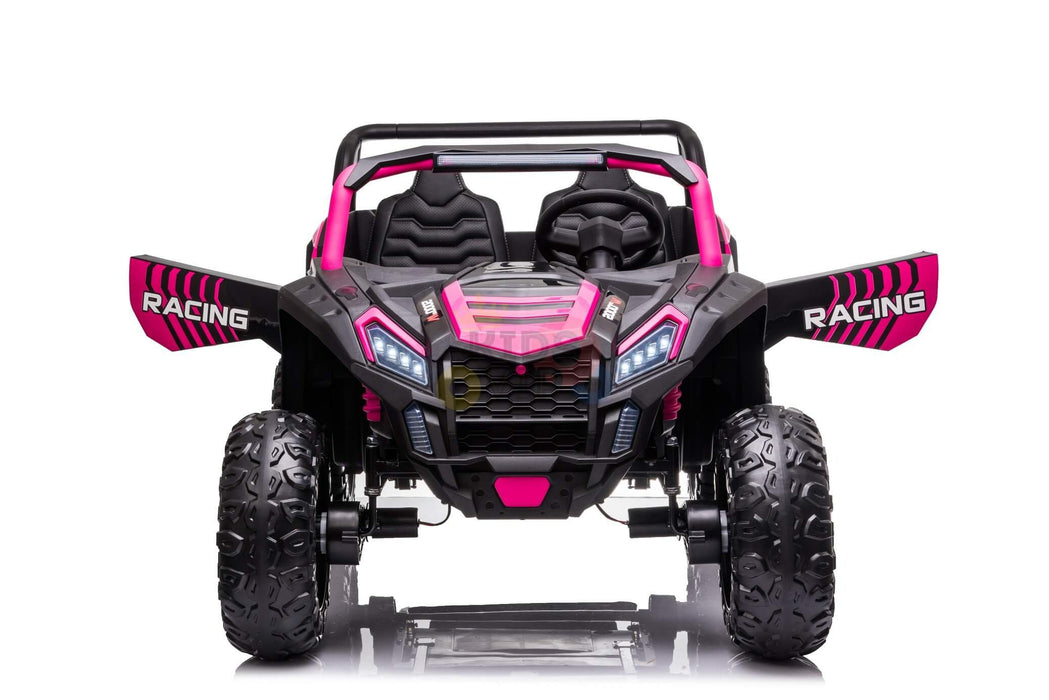 Kids 4x4 Electric 24 Volt Ride On Buggy Car Remote Control 2 Seats Pink Color