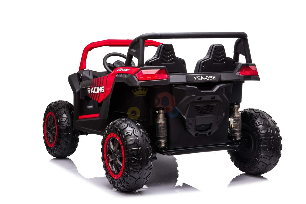 Powered 4x4 Electric 24 Volt Kids Ride On Buggy Car 2 Seats Remote Control Red Color