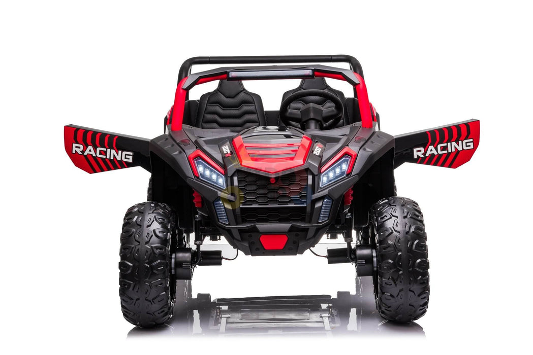 Powered 4x4 Electric 24 Volt Kids Ride On Buggy Car 2 Seats Remote Control Red Color