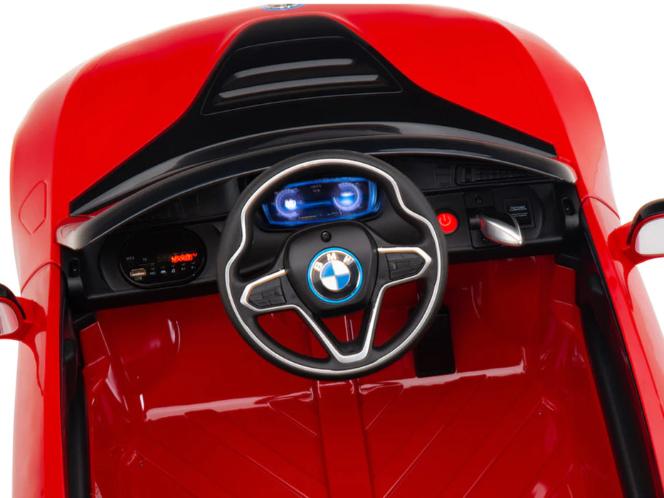 12 Volt Ride On BMW I8 Kids Electric Car 1 Seat EVA Wheels