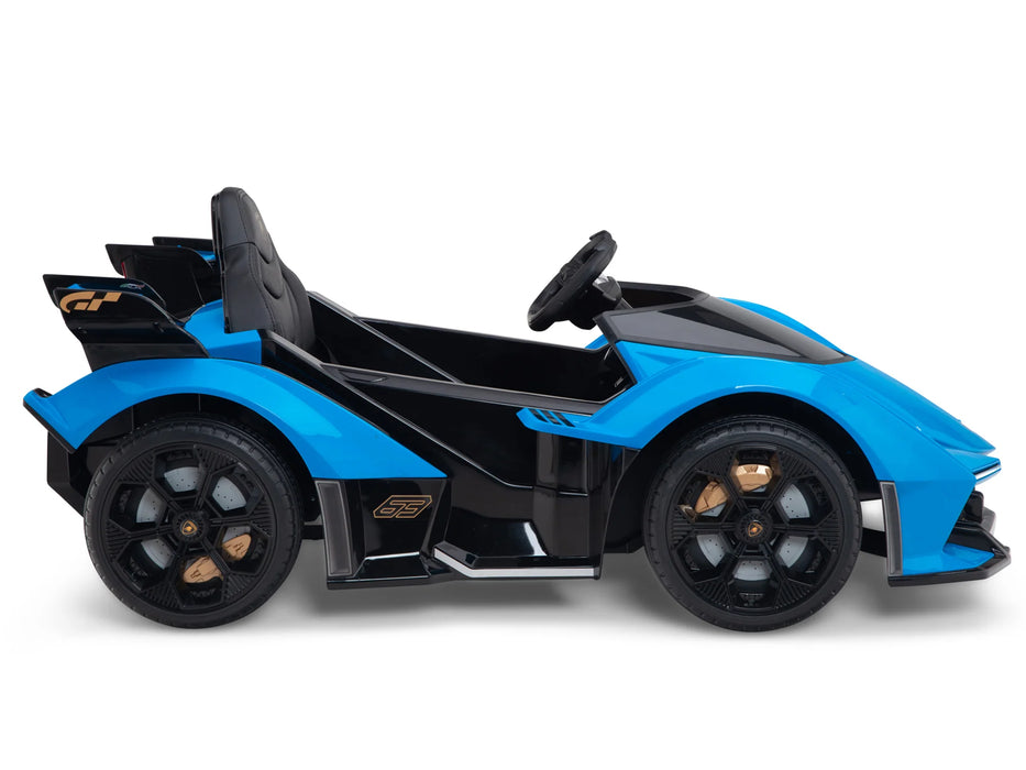 12 Volt Licensed Lamborghini V12 Vision Gran Turismo Remote Control Ride On Car For Kids up to 4 Years old.
