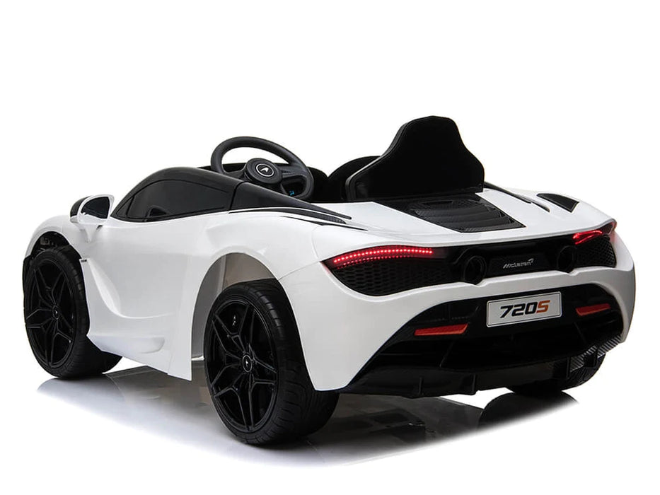12Volt McLaren 720S 1 Seat Ride On Car 2 Motors EVA Rubber Wheels