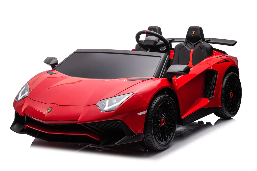 24V XXL Kids Lamborghini Brushless Motor 2 Seats Ride On Car Tubeless Air Tires