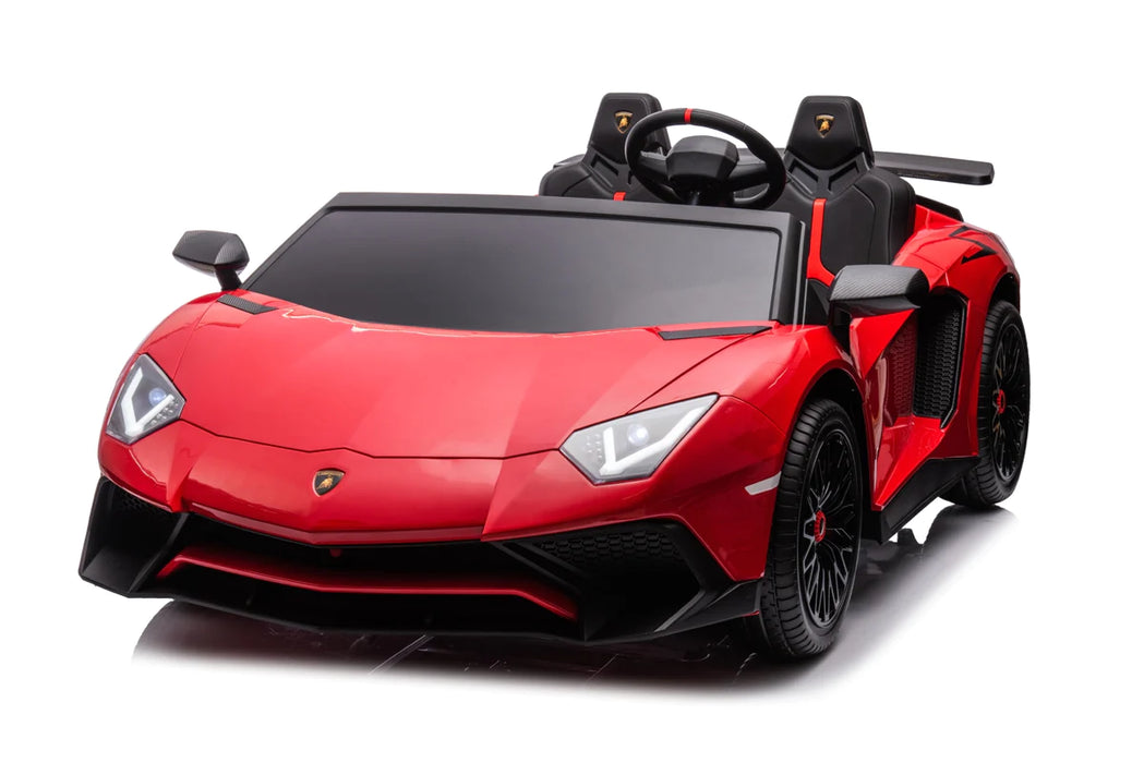 24V XXL Kids Lamborghini Brushless Motor 2 Seats Ride On Car Tubeless Air Tires