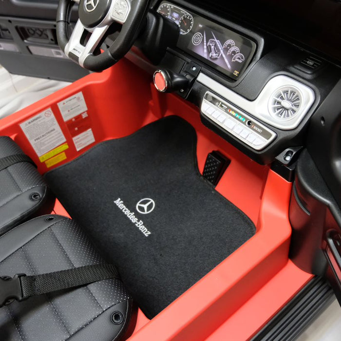 Kids Mercedes Benz G Series 24V 4X4 Ride-on Truck Eva Wheels Leather Seats Light-up Logo R/C