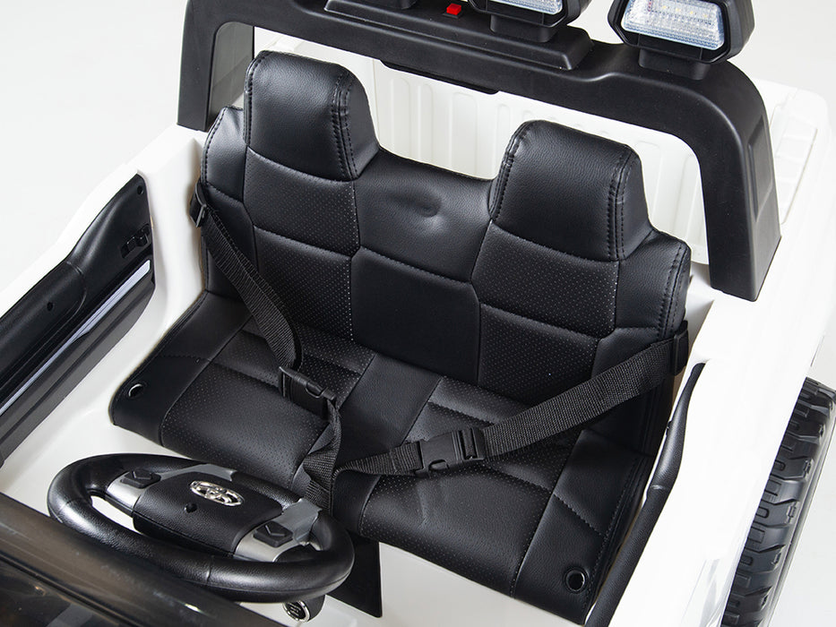 Powered 24 Volt XXL Toyota Tundra 2 Leather Seats EVA Rubber Wheels