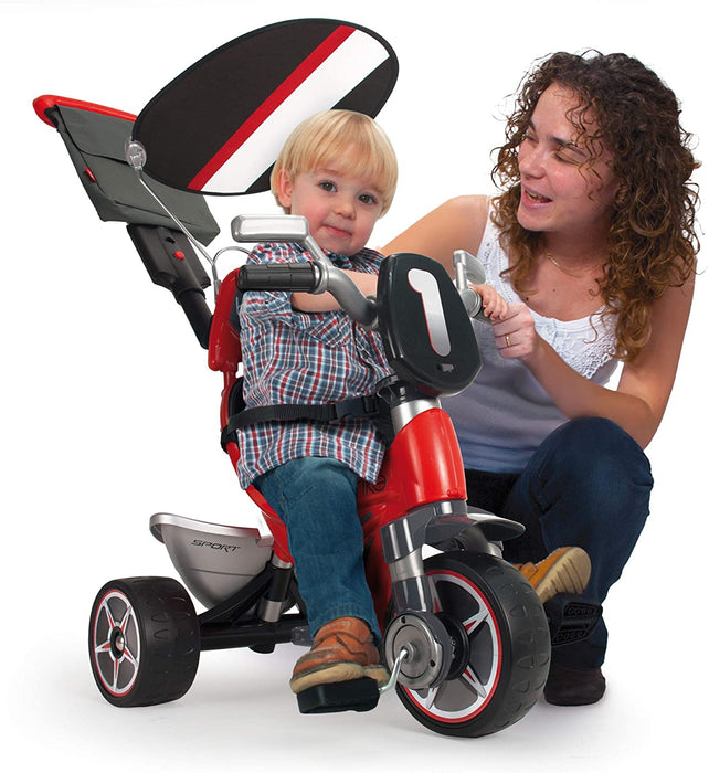 3-Wheel Tricycle for kids With Removable Backrest & Handle