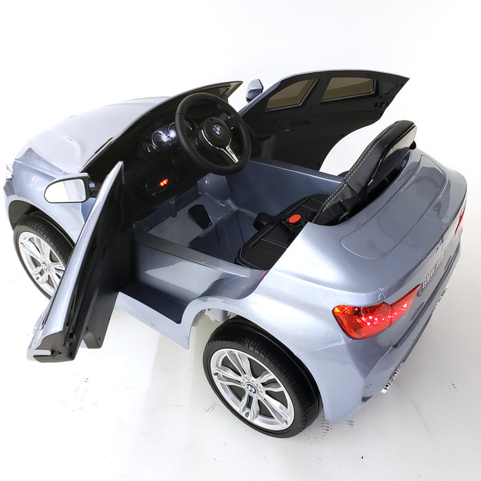12 Volt Powered BMW X6  Licensed 2023 Model Silver Color 1 Seat Remote Control