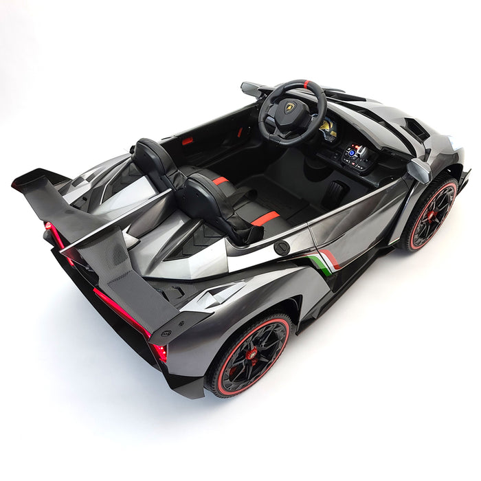 Ride On Lamborghini VENENO  2 Seats EVA Rubber Wheels 4 Motors Remote Control Car