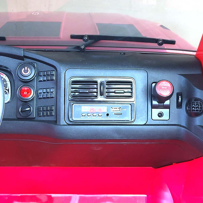24 Volt Powered Ride On Electric Mercedes  Zetros 2 Seats EVA Rubber Wheels 2 Upgraded motors