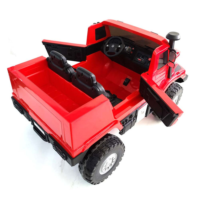 24 Volt Powered Ride On Electric Mercedes  Zetros 2 Seats EVA Rubber Wheels 2 Upgraded motors