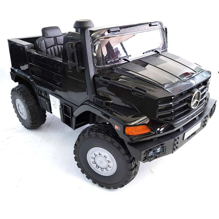 24 Volt Ride On Truck Electric Mercedes Zetros 2 Seats EVA Rubber Wheels 2 Upgraded motors Remote Control