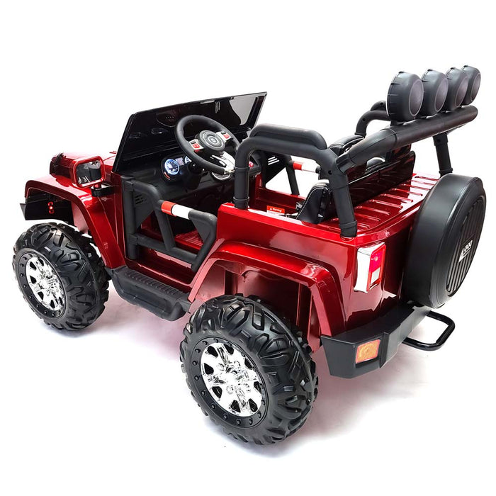 Kids Electric Ride On Car Remote Control A999 Red 3 Speed 4 Motors Remote Control Toddlers Riding Toy