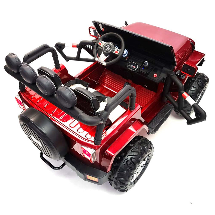 Kids Electric Ride On Car Remote Control A999 Red 3 Speed 4 Motors Remote Control Toddlers Riding Toy