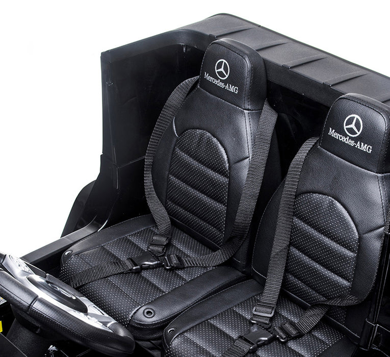 24v Kids Ride On Mercedes AMG Car 2 Leather Seats EVA Wheels 2.4G Remote Control